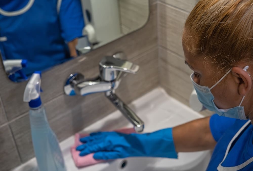 Cleaning Out a Regular Sink after vomiting